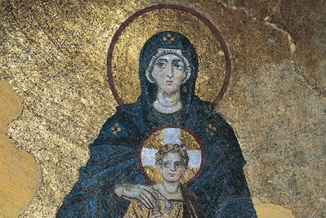 Знак торжества Православия: мозаика Божией Матери в Константинопольской Софии