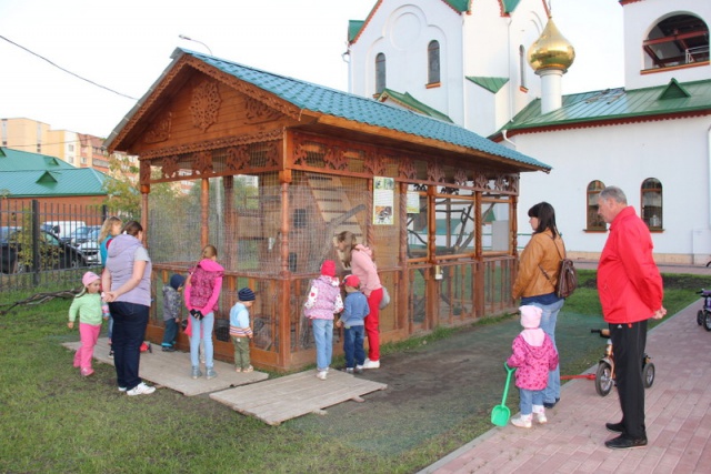 Минизоопарк при храме на Суздальской радует детей всего района