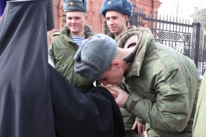 В храме Благовещения Пресвятой Богородицы при штабе ВДВ прошел воинский праздник