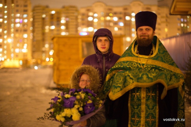 Епископ Пантелеимон освятил Троицкий храм в Косино-Ухтомское