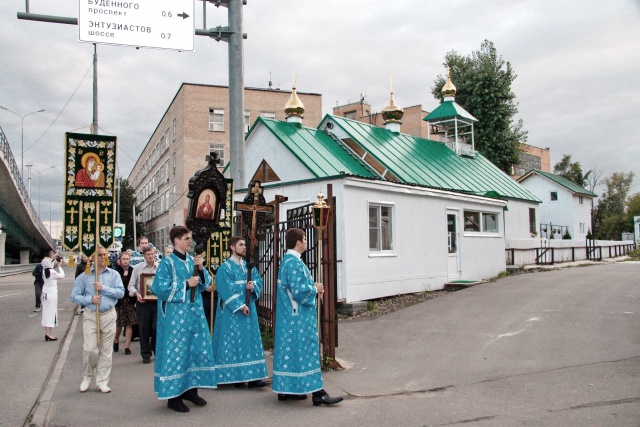 12 сентября - престольный праздник в храме преп. Александра Свирского на Соколиной горе