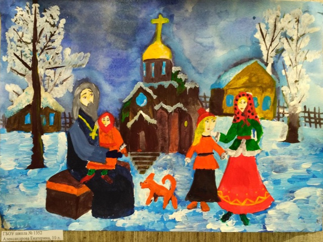 Рождество Христово глазами детей можно увидеть в храме Зосимы и Савватия в Гольяново