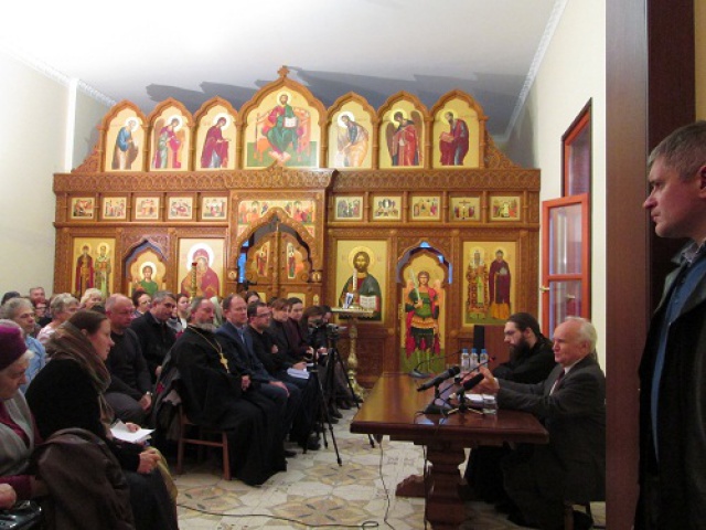 24 ноября профессор МДА А. И. Осипов в Ильинской гостиной храма пророка Илии в Черкизово рассказал о сущности христианства