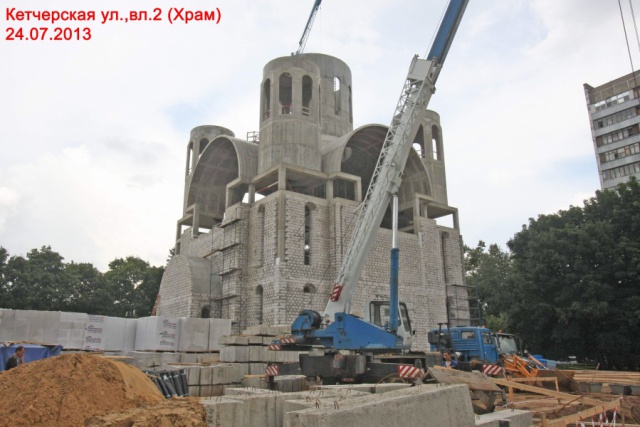 Два строящихся храма на территории викариатства  осмотрят епископ Подольский Тихон и Владимир Ресин